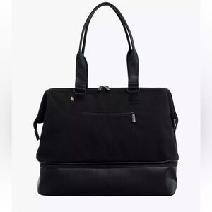 brand new beis the weekender bag black! msrp $108